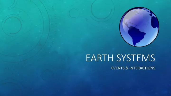 earth systems