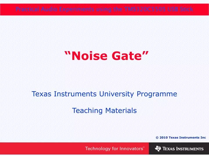 noise gate
