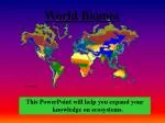 World Biomes - slide 1
