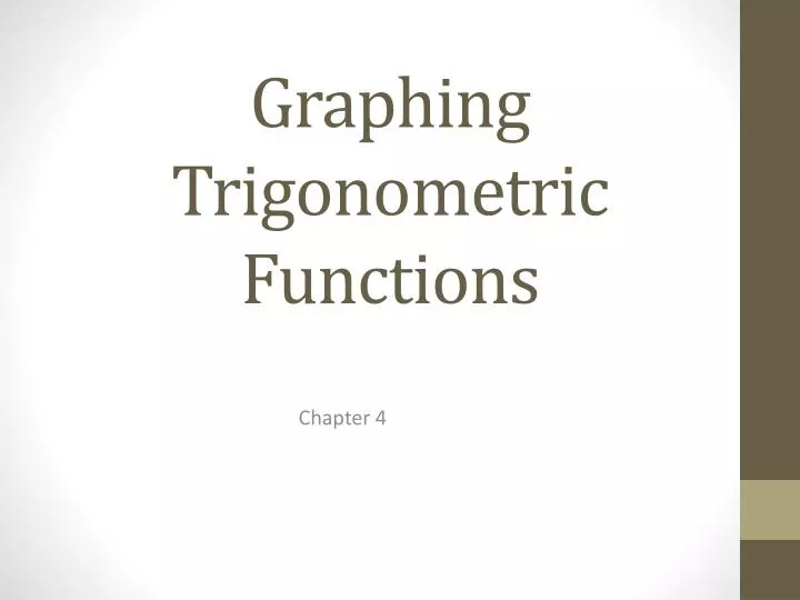 graphing trigonometric functions