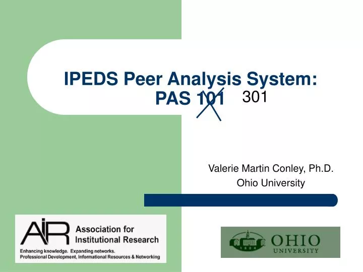 ipeds peer analysis system pas 101
