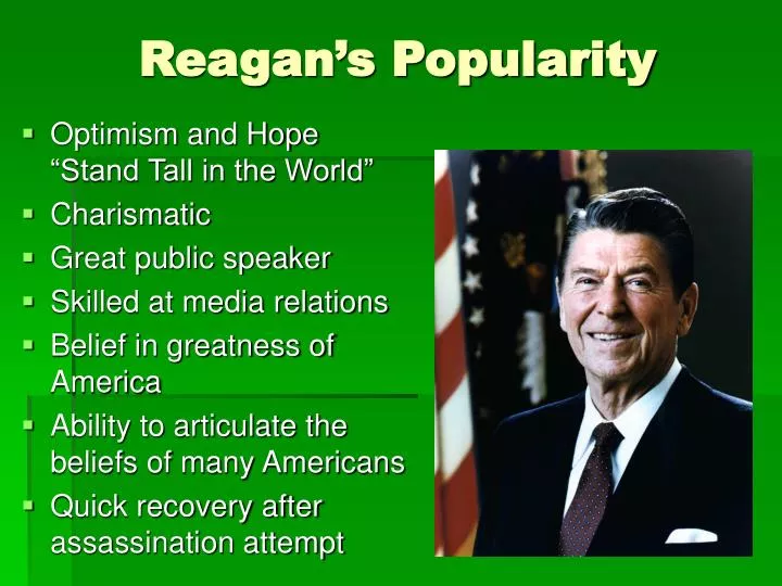 reagan s popularity