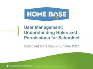 User Management: Understanding Roles and Permissions for Schoolnet