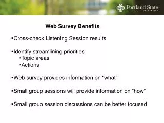 Web Survey Benefits