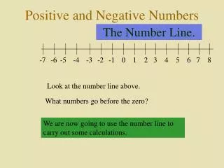 The Number Line.