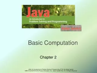 Basic Computation