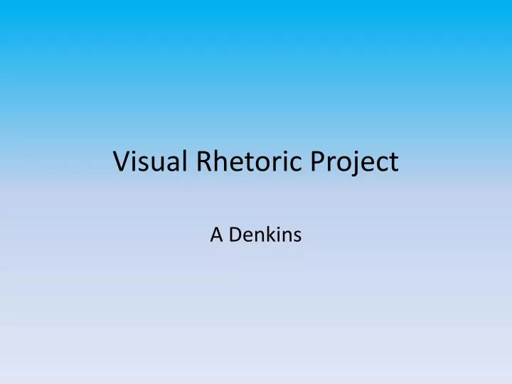 visual rhetoric project