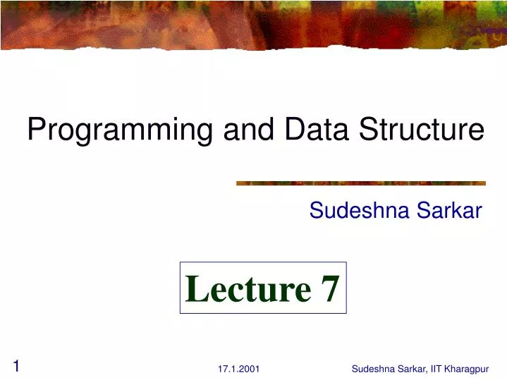 programming and data structure