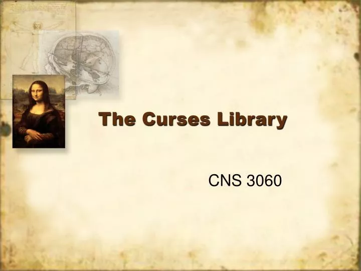 the curses library