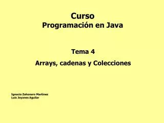 curso programaci n en java