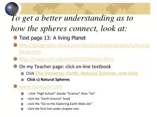 To get a better understanding as to how the spheres connect, look at: