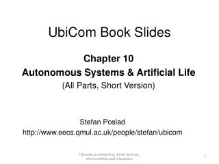 UbiCom Book Slides