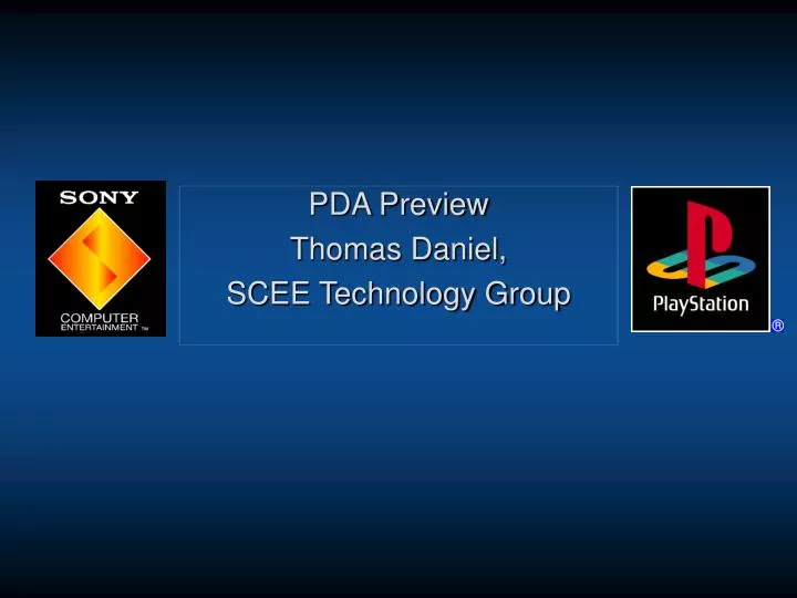 pda preview thomas daniel scee technology group