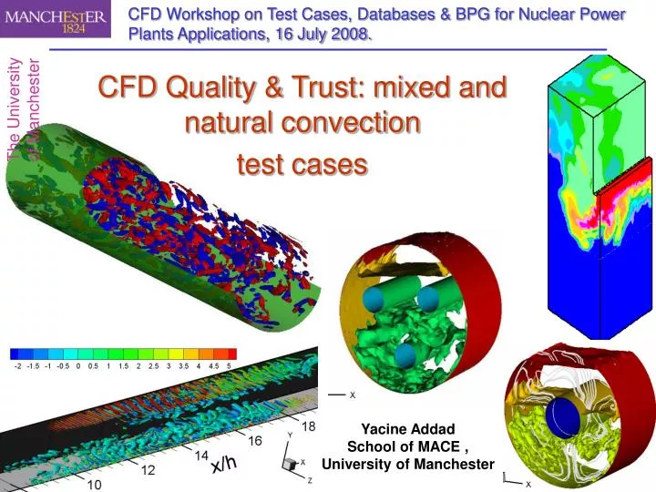 cfd workshop on test cases databases bpg for nuclear power plants applications 16 july 2008