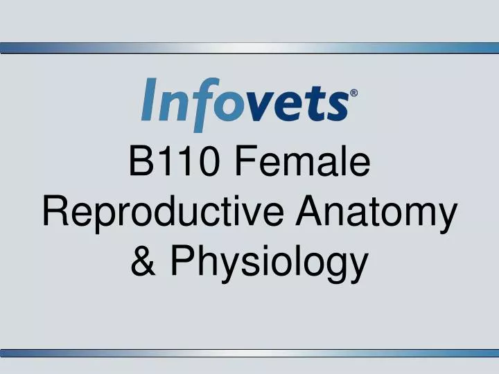 b110 female reproductive anatomy physiology