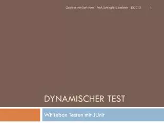 dynamischer test