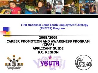First Nations &amp; Inuit Youth Employment Strategy (FNIYES) Program
