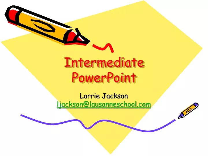 intermediate powerpoint