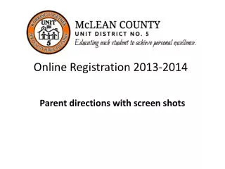 online registration 2013 2014