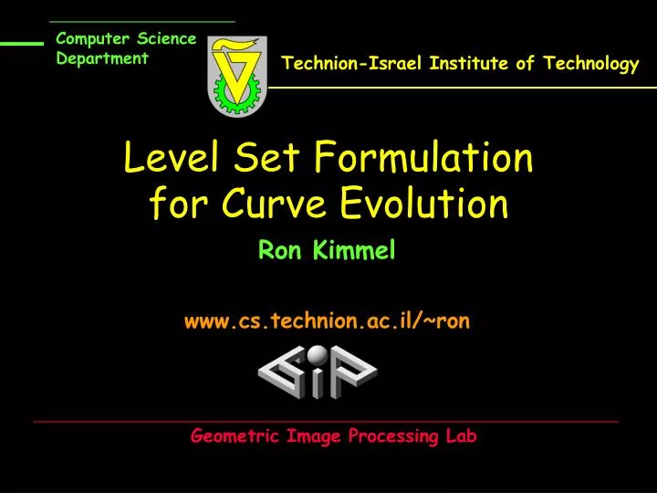 level set formulation for curve evolution