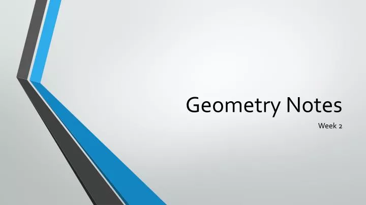 geometry notes