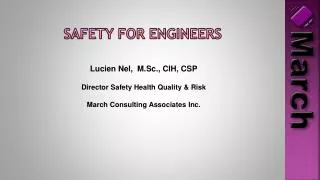 Safety for Engineers