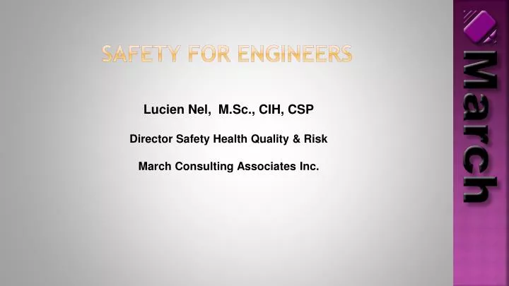 safety for engineers