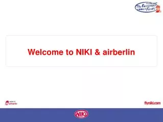 Welcome to NIKI &amp; airberlin