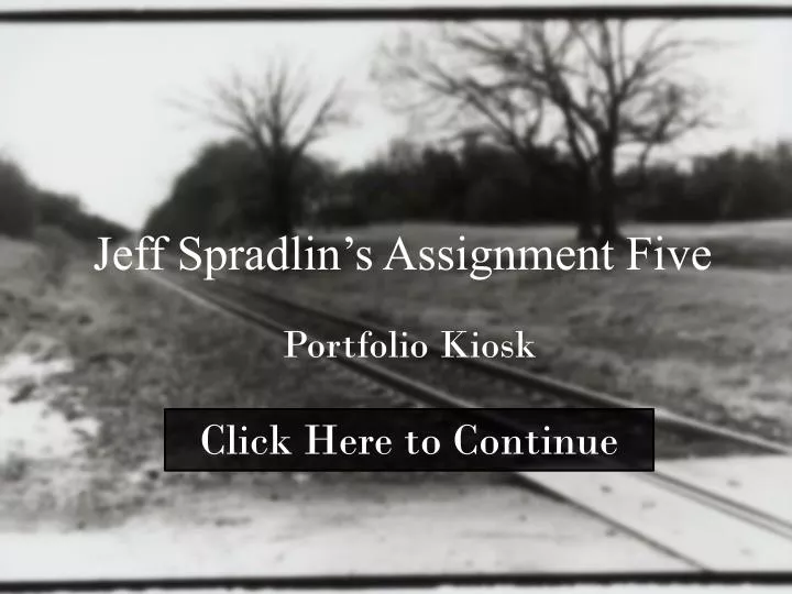 jeff spradlin s assignment five