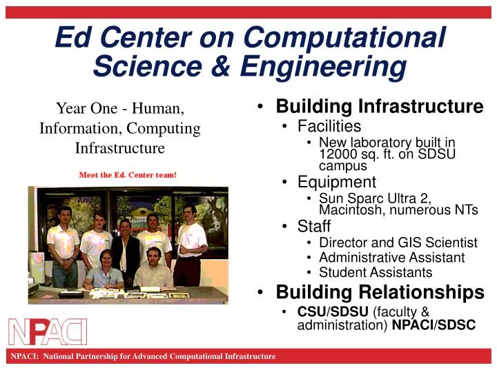 ed center on computational science engineering