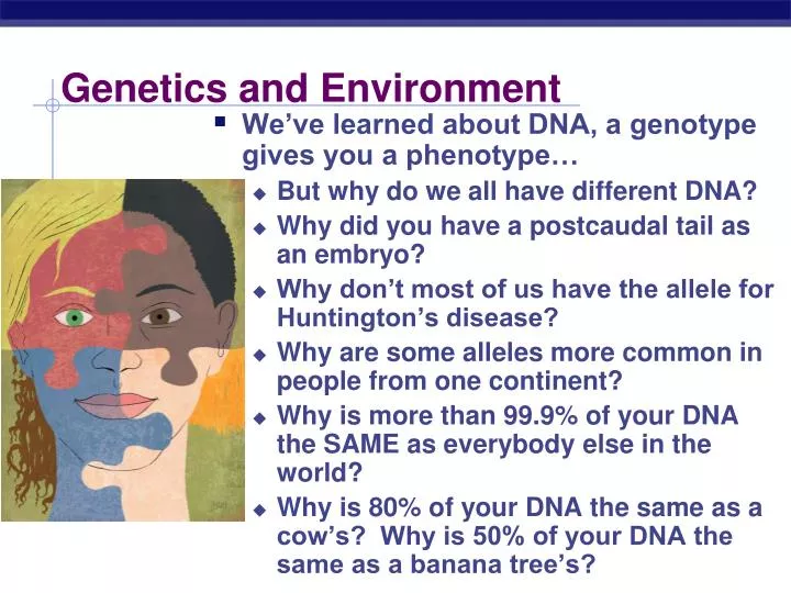 genetics and environment