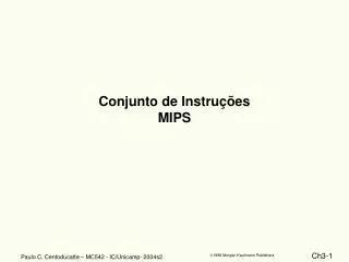 conjunto de instru es mips