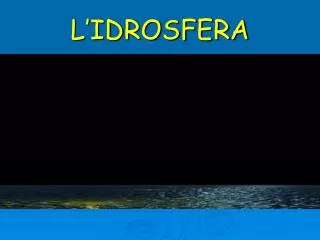 l idrosfera