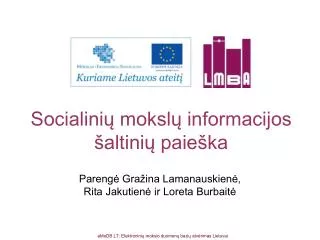 socialini moksl informacijos altini paie ka