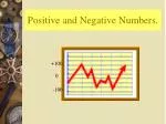 Understanding Positive and Negative Numbers on the Number Line - slide 1