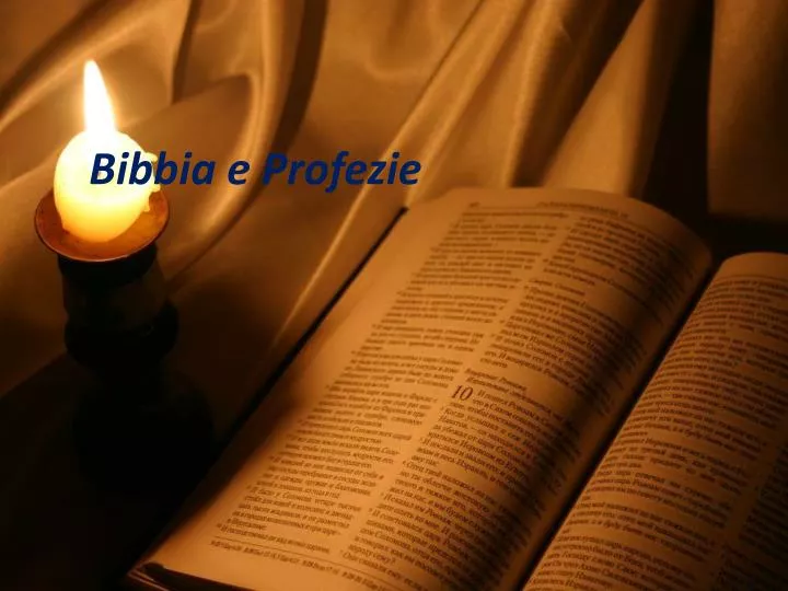 bibbia e profezie