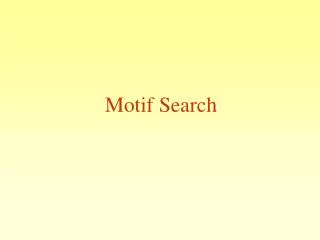 Motif Search