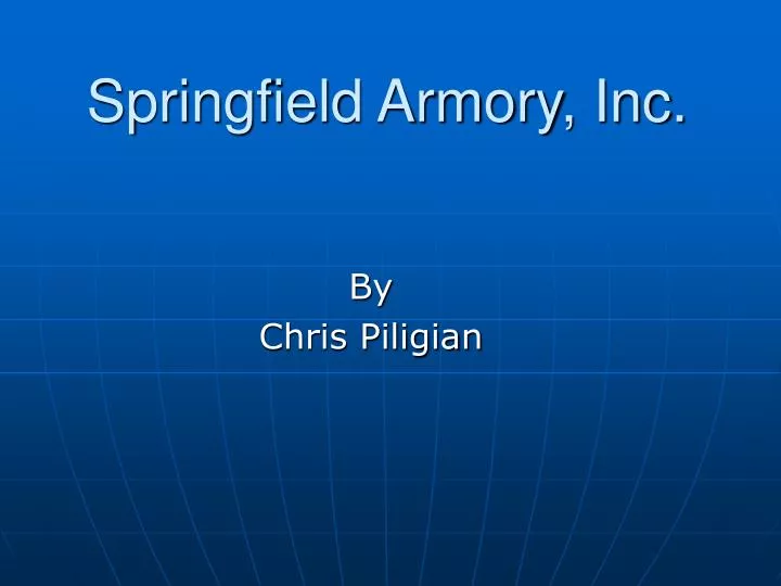 springfield armory inc