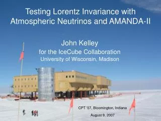 Testing Lorentz Invariance with Atmospheric Neutrinos and AMANDA-II