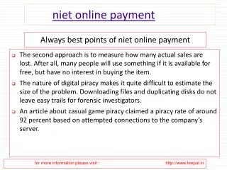 Tips for a Successful submission niet online payment