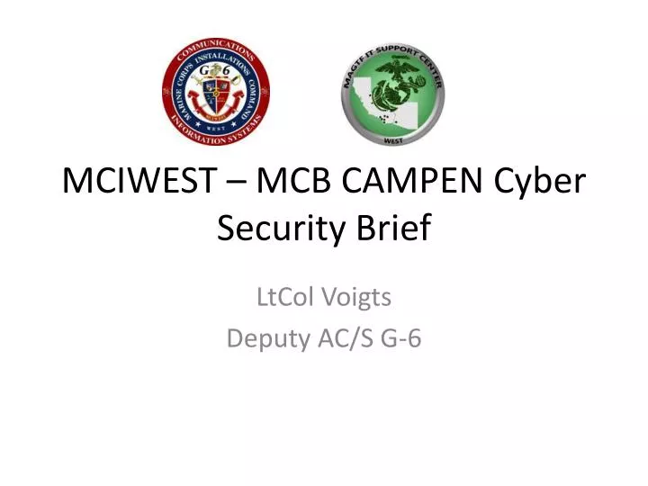 mciwest mcb campen cyber security brief