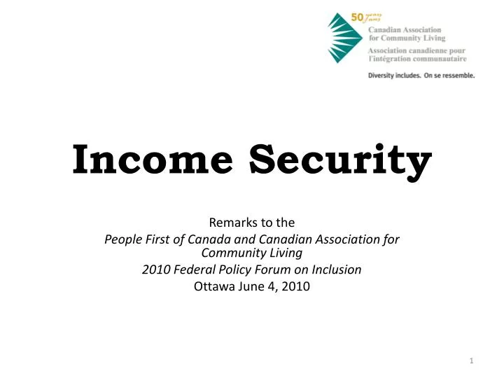 income security