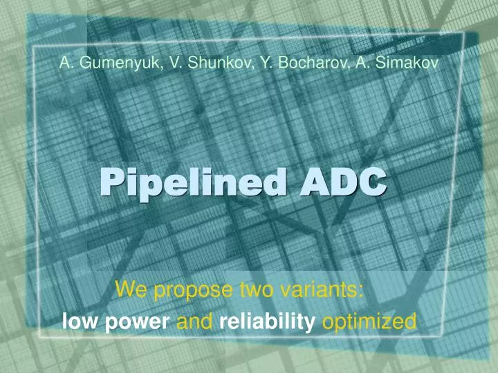 pipelined adc