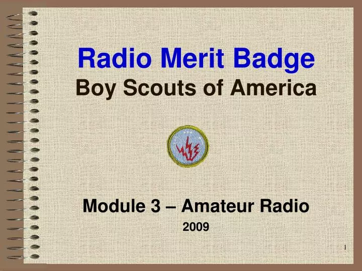 radio merit badge boy scouts of america