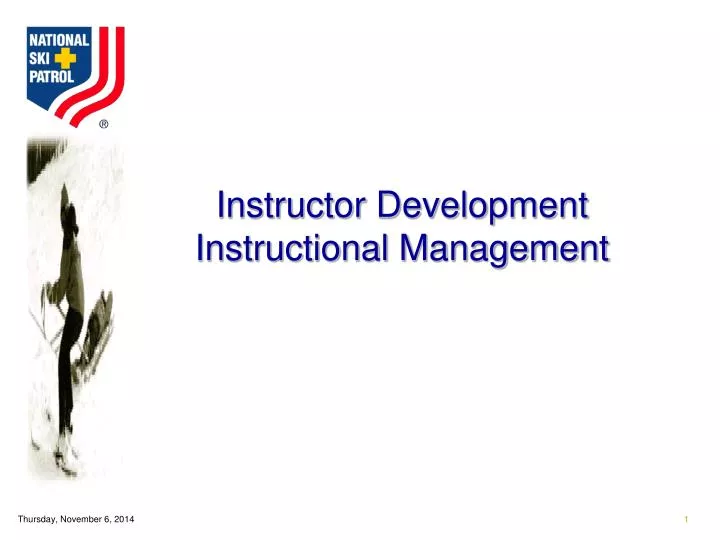 instructor development instructional management