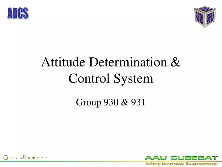 attitude determination control system