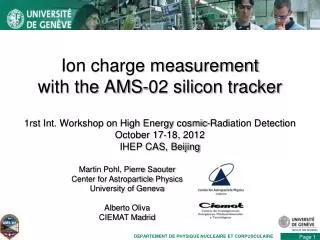 Ion charge measurement with the AMS-02 silicon tracker