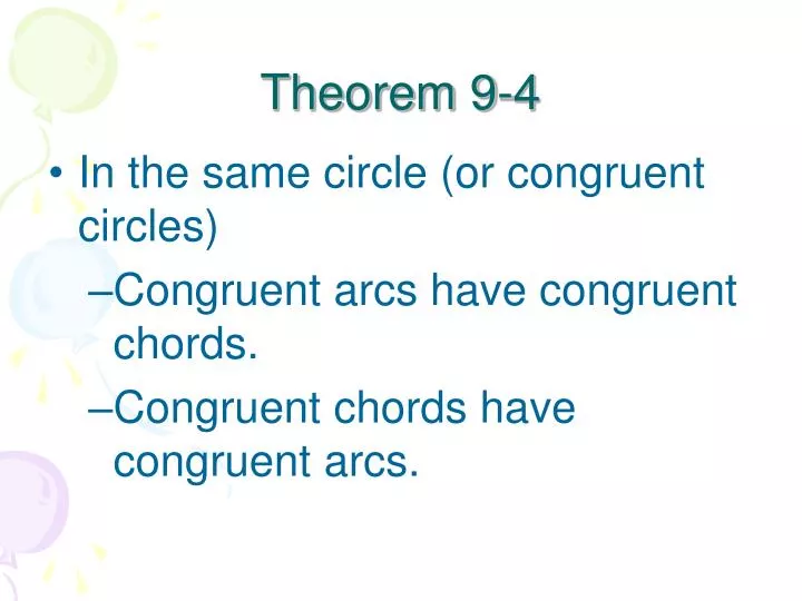 theorem 9 4