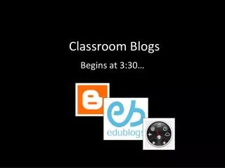 Classroom Blogs