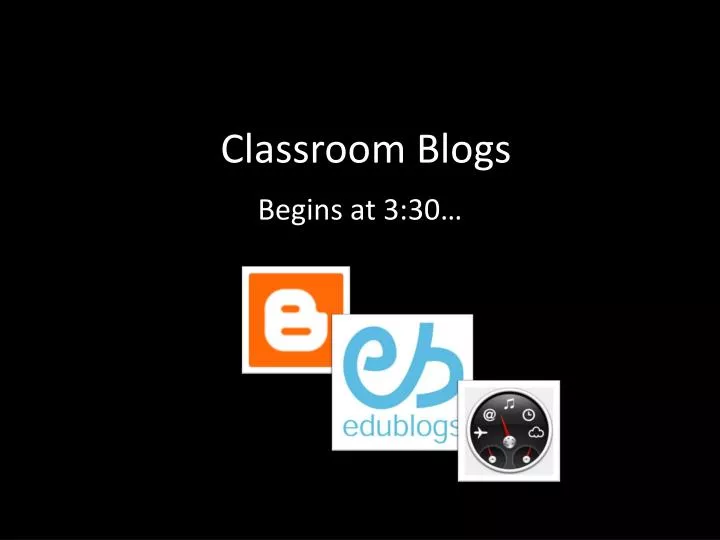 classroom blogs